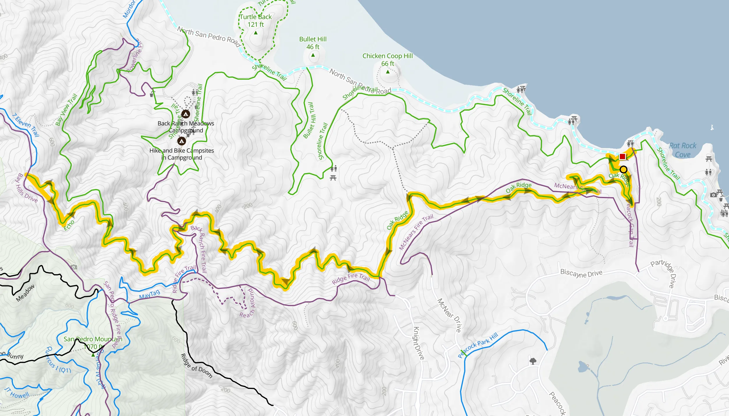 Our route on Trailforks