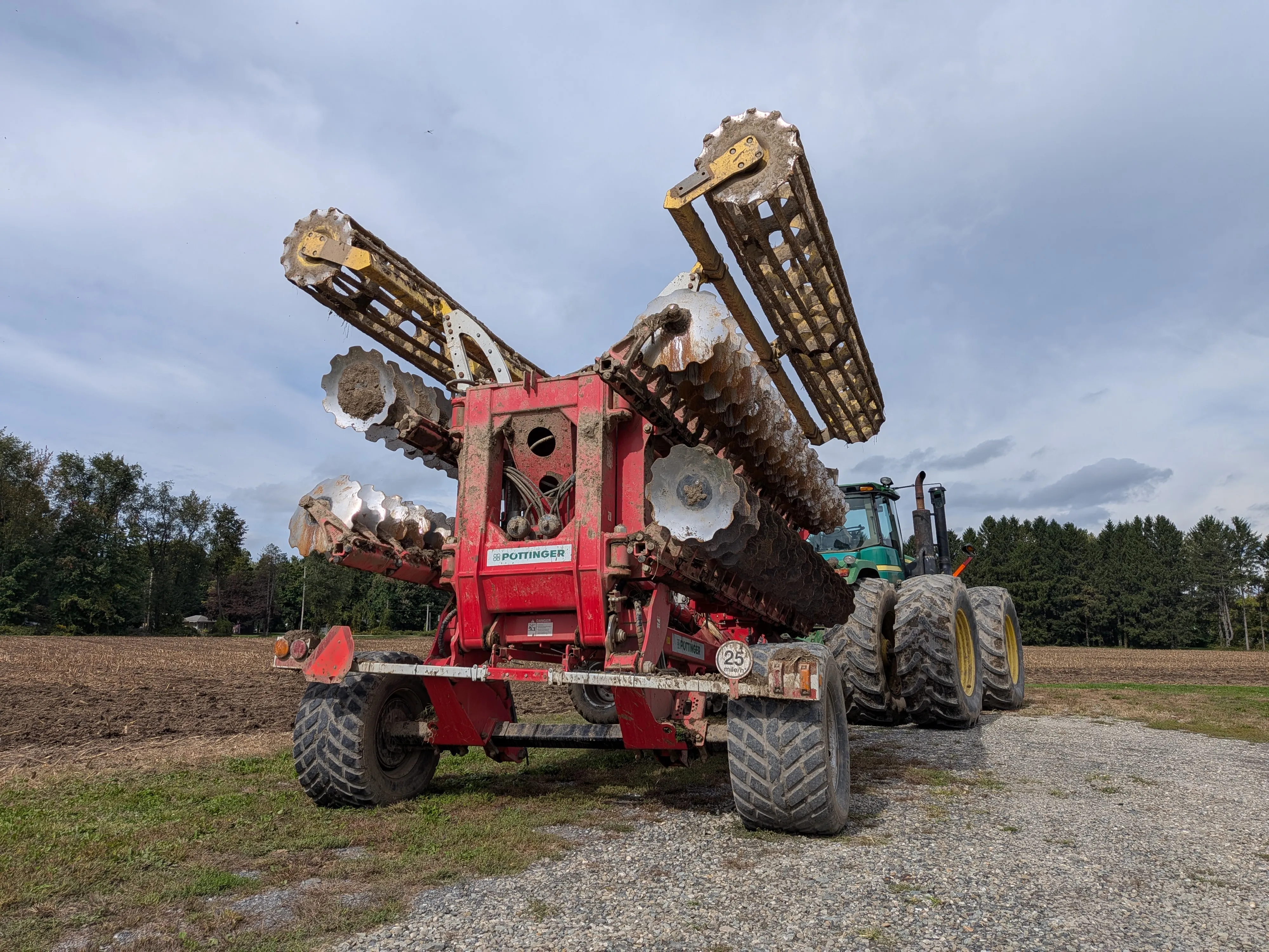 A tractor in Kinderhook